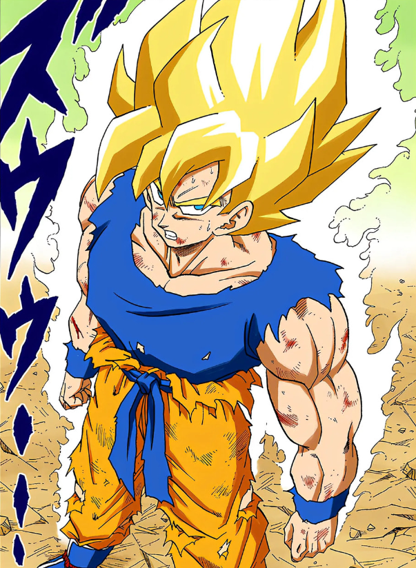karu2X's tweet photo. I FINALLY GOT TO SUPER SAIYAN GOKU...HOLY SHIT THIS IS FIRE https://t.co/5wvDz8VgVn