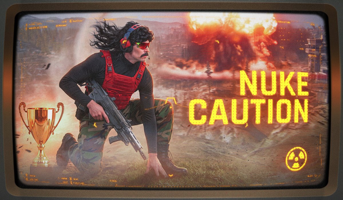 DrDisrespect's tweet photo. 🔴LIVE in 30 minutes

WE got the 10 wins in a row completed.
WE got the 25 wins in a row completed.
Now WE go for the NUKE.

Nukes are back and The Shotty Boys© ain't f*in around.

https://t.co/yaniIrW0h4
https://t.co/iBJnFgZqZi https://t.co/i1LzG7lCwK