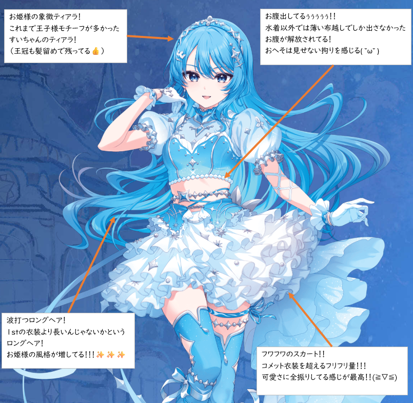 お姫様すいちゃんのココ好きポイント☄ #星街すいせい