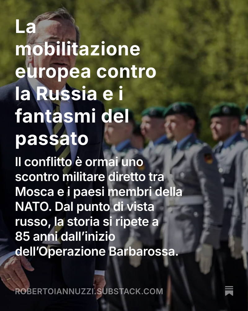 riannuzziGPC's tweet photo. La mobilitazione europea contro la Russia e i fantasmi del passato

Il mio nuovo articolo su #IntelligenceForThePeople
🧵
1/26

(Link all’articolo in fondo al thread) https://t.co/4JoqiNBP4a
