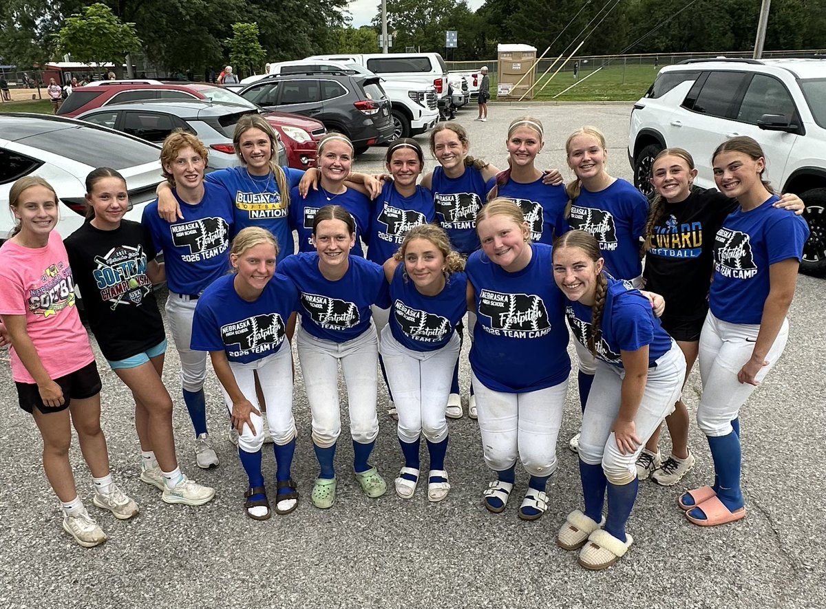 SewardSoftball's tweet photo. That’s a wrap! Fun two days with the squad. Lots of new faces, lots of learning and growth. But one consistent. We have great kids! Let’s kick butt in July &amp; get ready for the fall! @SewardBlueJays #muchlove https://t.co/phgwWm2Ceg