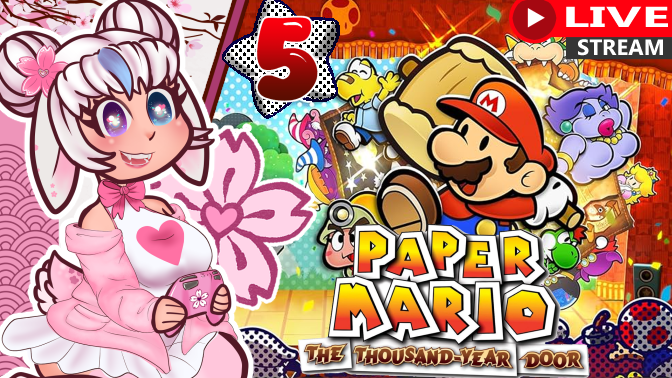 Lunatictacular's tweet photo. Good morning~!
We're headed for the TOP, baby!!! We're aimed to be the CHAMP~!

But first we gotta deal with Rawk Hawk...

I'm ✨LIVE✨ now with more Paper Mario: The Thousand Year Door! 

Come say hi~! 

#vtuber #ENvtuber #smallstreamers https://t.co/8mO1ryf4SC