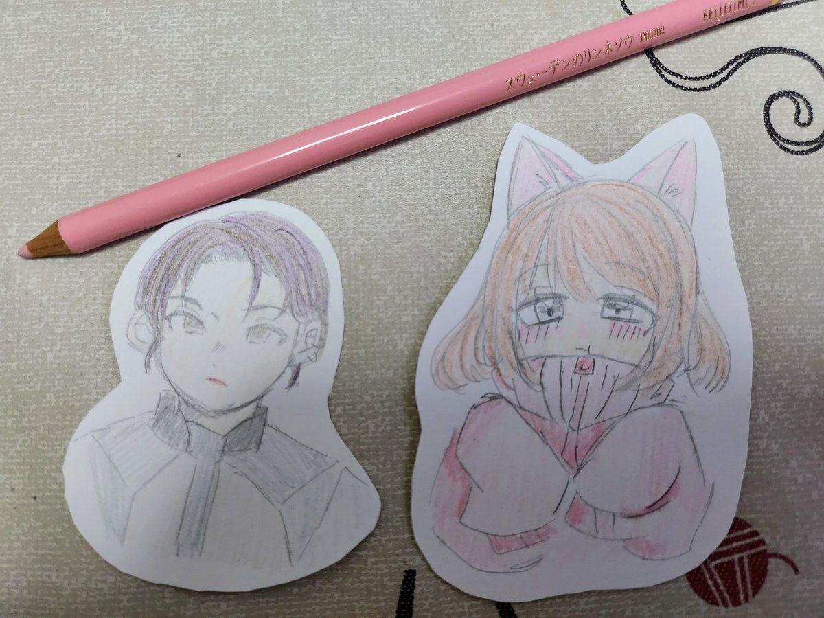 reimaif's tweet photo. 描いてもらったの色ぬった(ﾉ≧▽≦)ﾉ https://t.co/rZH3FimhlA
