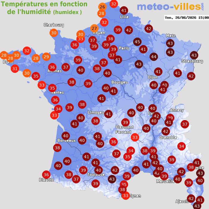 L_ThinkTank's tweet photo. ‼️ [ 🇫🇷 FRANCE ]

🔸La canicule continue d'exercer une forte pression sur les systèmes de santé. En France, la ministre de la Santé Stéphanie Rist fait état d'une hausse de l'activité des urgences et du SAMU. En Ille-et-Vilaine, le CHU de Rennes indique que le SAMU a enregistré jeudi un « record absolu » d'appels sur une journée, supérieur à celui observé pendant la crise du COVID. Au Royaume-Uni et en France, des médecins alertent également sur des hôpitaux sous tension. Hier, pour la première fois, une patiente est morte dans sa chambre d’hôpital, « a priori en raison de la chaleur ».

Le ministère de la Santé se dit « préoccupé » par les décès survenus à domicile, sans disposer à ce stade de bilan exhaustif des morts directement liées à la chaleur. De son côté, un médecin de SOS Médecins Grand Paris redoute une « surmortalité importante ». En Europe, les autorités font état de centaines de morts en Espagne liés à la canicule, dont plusieurs enfants retrouvés dans des voitures. 

Face à la situation, les secours restent fortement mobilisés. Les pompiers, le SAMU et les services d'urgence signalent une activité soutenue, notamment en raison de comportements à risque. Environ 60.000 facteurs de La Poste pourront également effectuer, à la demande des communes volontaires, des visites auprès des personnes vulnérables dans le cadre du plan d'urgence gouvernemental.

La canicule entraîne aussi de nombreuses perturbations. Le festival Solidays a été annulé à la demande du préfet de police de Paris, tandis que la Marche des fiertés LGBT+ prévue samedi dans la capitale a été reportée. D'autres événements importants en Europe ont également été annulés ou reportés. Le préfet de police Laurent Nuñez recommande par ailleurs aux préfets d'interdire la consommation d'alcool sur la voie publique ainsi que sa vente à emporter.

L'Organisation météorologique mondiale (OMM) et l'ONU estiment qu'il est « possible » que cette vague de chaleur soit l'une des plus importantes jamais observées en Europe.

Les conséquences se multiplient également sur le reste du territoire : près de 60 décès par noyade ont été recensés en une semaine en France, plusieurs personnes sont entre la vie et la mort, des coupures de courant touchent plusieurs départements, les départs de feux se multiplient, la faune sauvage est durement touchée avec des milliers d'animaux morts, les centres de soins dédiés à la faune sont débordés, et le ministère de l'Agriculture reconnaît une mortalité anormalement élevée dans certains élevages, sans encore pouvoir en chiffrer précisément l'ampleur.

@lachainemeteo - @Meteovilles