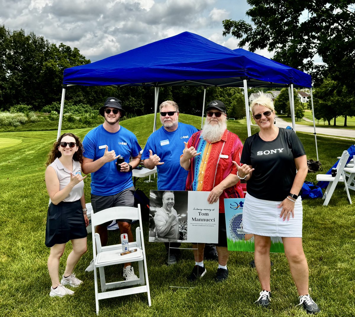 AVReneeKC's tweet photo. Thanks to all who helped make the @global_tsi annual @shriners Golf Tournament a success! What a great day full of customers, vendors and industry friends raising money for a great cause! #avtweeps #avgivesback #partnershipsmatter https://t.co/AHROJf6ErX