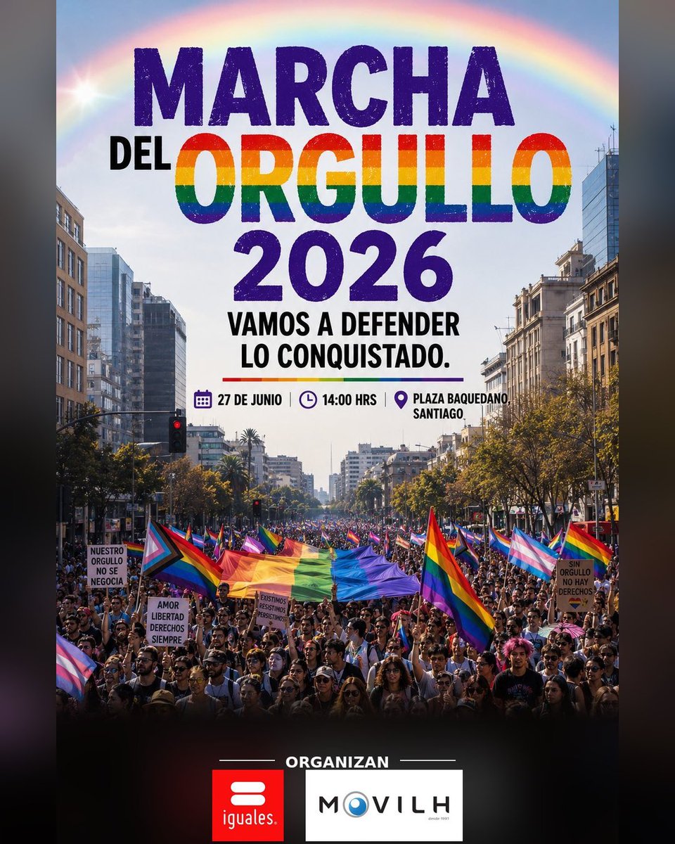 IgualesChile's tweet photo. Nos vemos mañana! https://t.co/OC3a81JdJf
