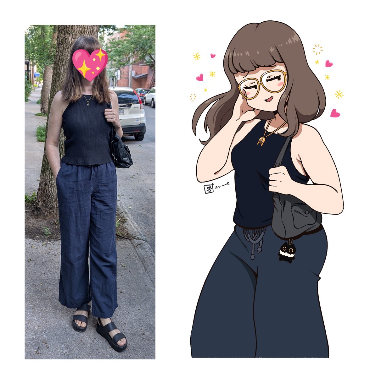 theaaronschmit's tweet photo. My girlfriend was dressed so pretty I had to draw her 💖 https://t.co/vGzQtPsW5f