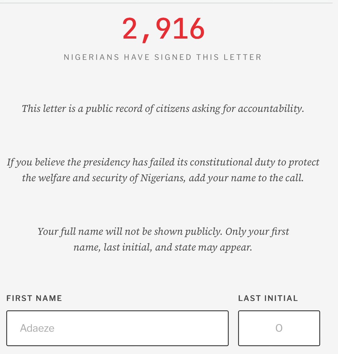 adedayoagarau's tweet photo. To stop a systemic undereducated Nigeria, 2916 Nigerians are asking President Tinubu to resign.

And for every 5000, I’ll add 100 more reasons. There’s too much data to go around. 

Sign here: https://t.co/aQtqgVDgMS https://t.co/T4kp2r2RLA
