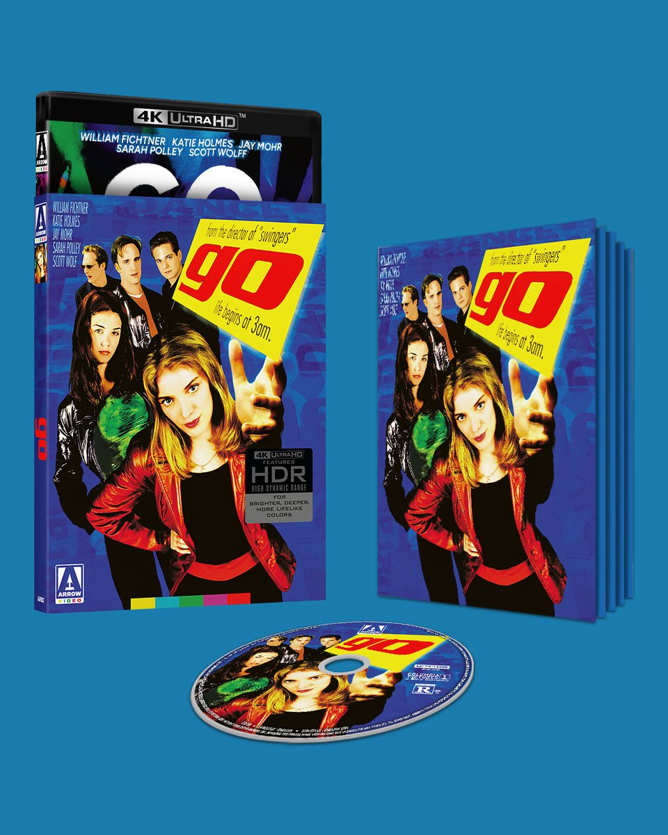 ArrowFilmsVideo's tweet photo. @hmvtweets @UnViewInc NEW US and CA TITLE: Go Limited Edition 4K UHD

Pre-order in the US via Arrow: https://t.co/AjLFs0yQ0Y
Pre-order in Canada via @UnViewInc: https://t.co/0MfXjhcJWs https://t.co/3aofy3IvzK