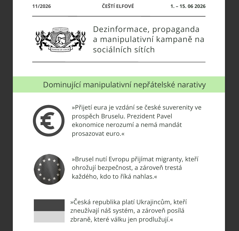 CestiElfove's tweet photo. Aktuální monitoring dezinfo-skupin na sociálních sítích: https://t.co/YMHvYptNfR https://t.co/zV4K85Bih1