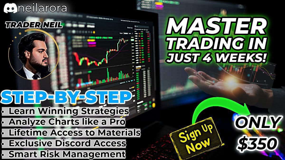 neilarora16's tweet photo. Want to become a self-sufficient trader?

I’ll teach you the skills to confidently trade on your own—

while also giving you access to my exclusive trades, market analysis, and private Discord.

🚨 My Summer 5-Week Course is now open.

Sign up here fam👇

https://t.co/lVFGjgZcZ9 https://t.co/VML9fdXkyf