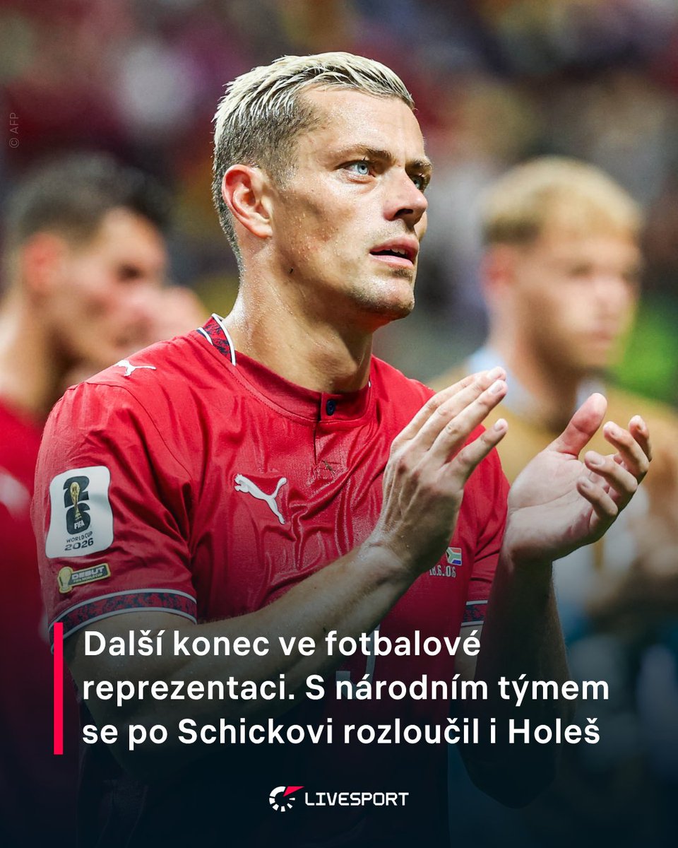 LivesportCZ's tweet photo. https://t.co/23O95l5V9Z 👈🚨 Další reprezentant končí. ❌🇨🇿 https://t.co/2X0KnzhnNK