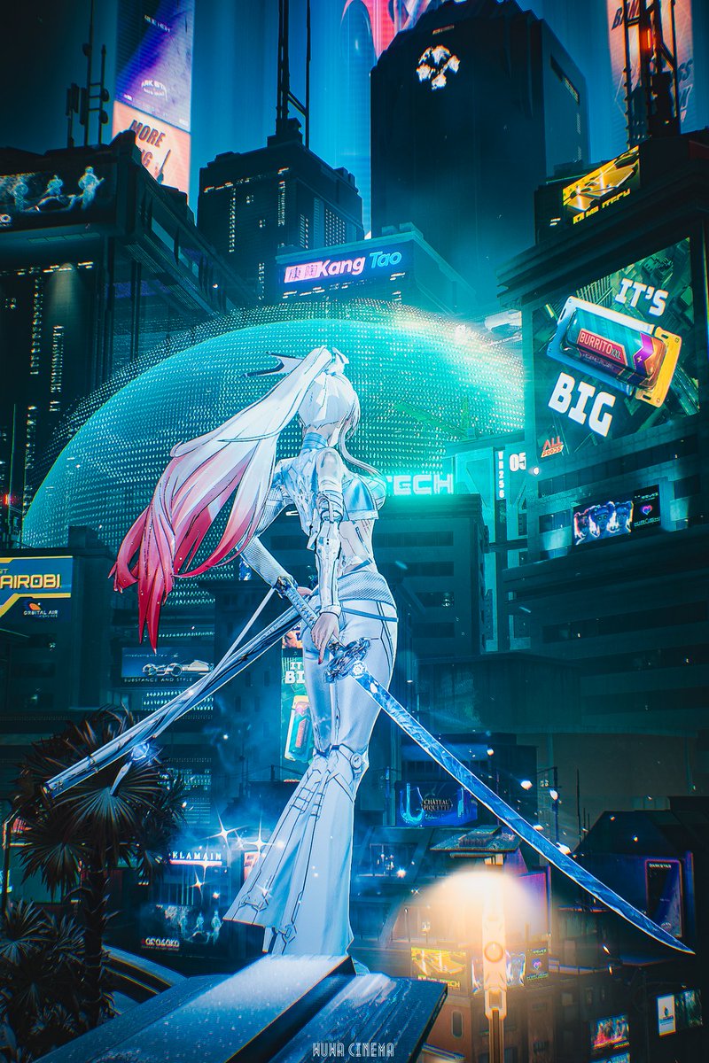 wuwa_cinema's tweet photo. That one katana baddie from Night City https://t.co/BJLGvPhTo8