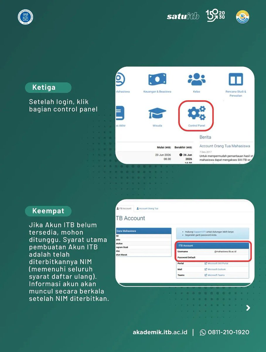 jupitererstwhil's tweet photo. nah ini tata cara aktivasi akun itb!! buat yang belum ada nim tunggu dulu yaaa, cek tata caranya mudah kokk (ada di ig itb ya) https://t.co/Pj1wFEmuqn