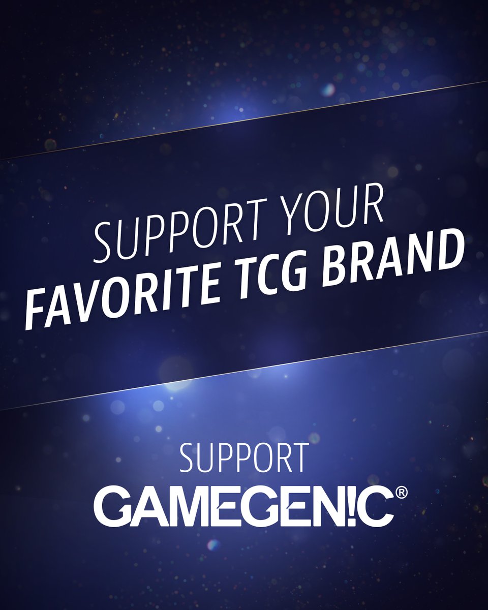 Gamegenic_'s tweet photo. The first-ever TCG Awards are here! 🏆 
We want to see our community's favorites on that stage. If our accessories have been your game-changer this year, we’d love your nomination for "Accessory of the Year."
Cast your vote: https://t.co/qaoOrMqgj4
Let’s do it!🚀 https://t.co/s6TO3c58DW