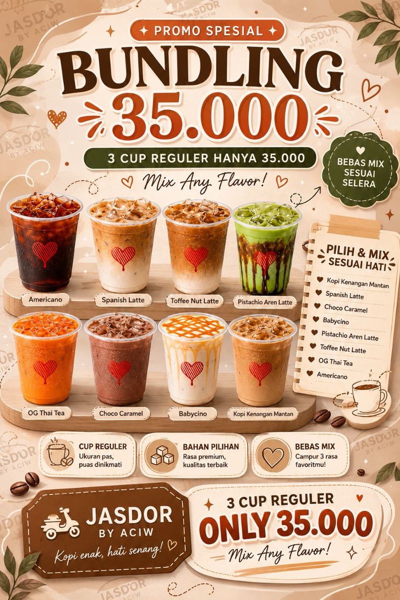 kedaiuceelsid's tweet photo. Jasdor by Aciw OPEN 24JAM
Bundle Promo setiap hari 🤸🏻

3 CUP reguler = 35K
2 CUP reguler + toast = 35k
2 Cup Large = 33k
Dan masih banyak lagi🙌🏻

Just chat, order, beres.
ch : https://t.co/1OR2v5hObr
wa : https://t.co/s2tdIfmpZk
t. jasdor kopken tomoro wtb wts 
#zonauangㅤ https://t.co/fhnZ1WkdlS