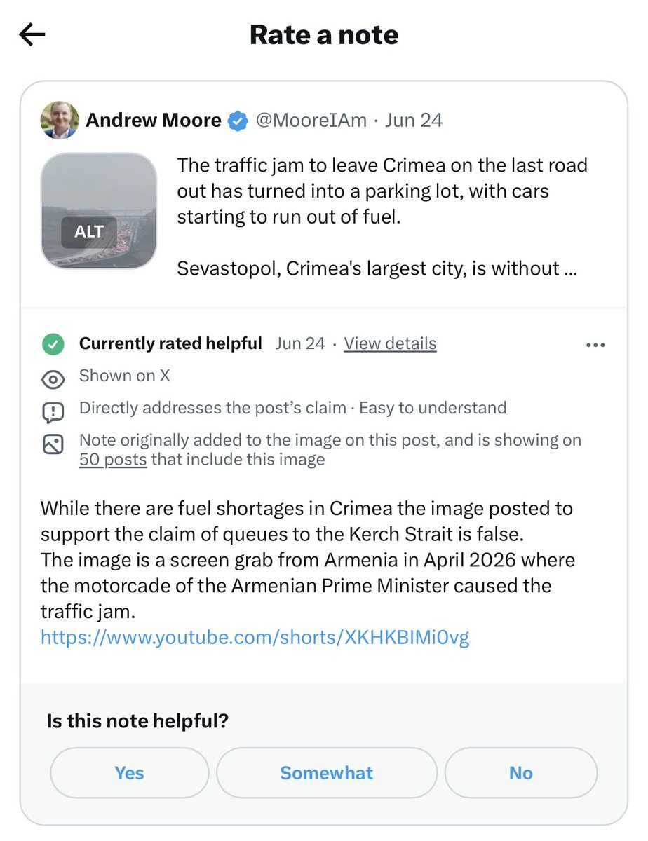 here2offendyou5's tweet photo. @ChuckPfarrer @CommunityNotes add a note to this post 🤣 https://t.co/GHC64qyvyn