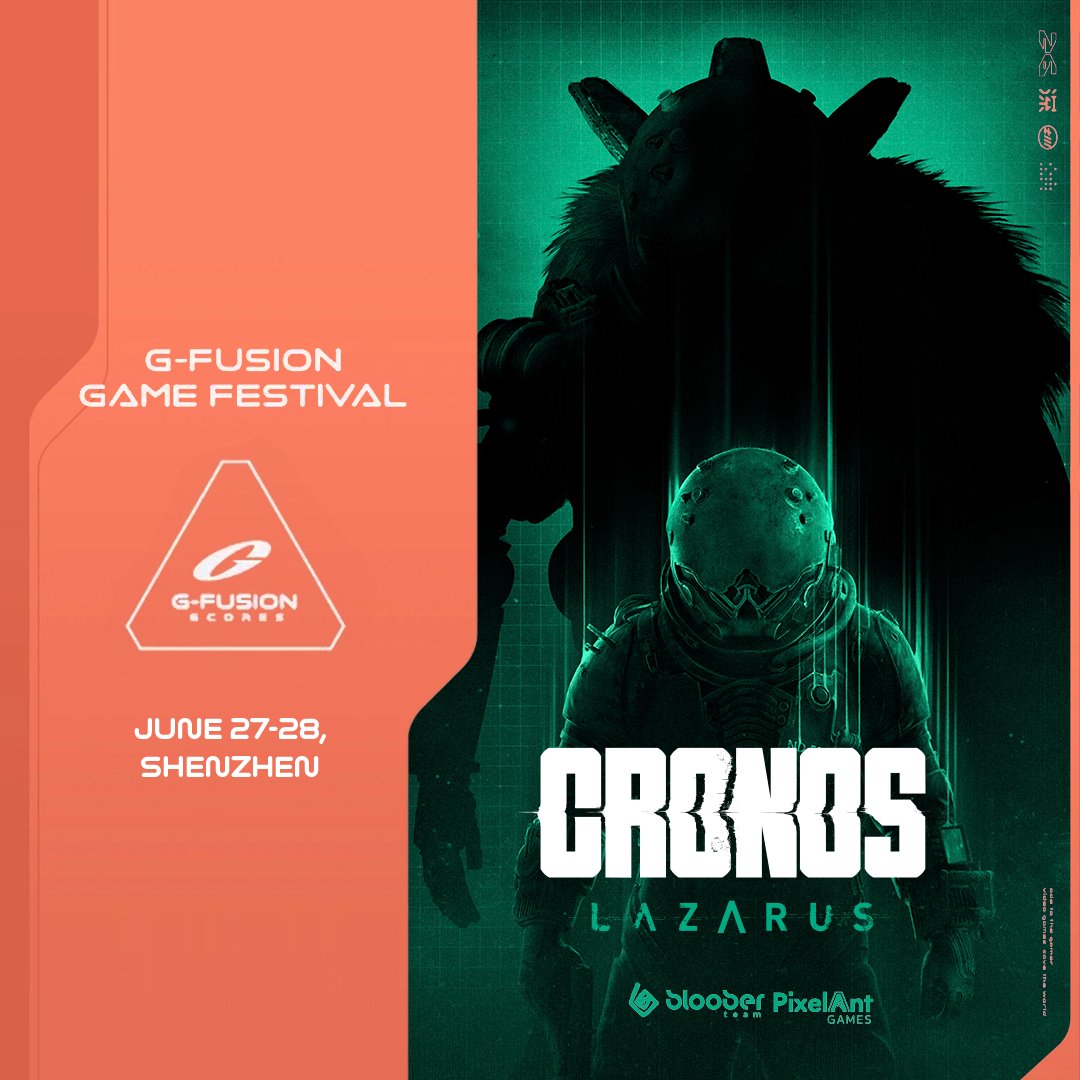 CronosNewDawn's tweet photo. #CronosLazarus is heading to G-Fusion Game Festival 2026 in Shenzhen this weekend!

#CronosNewDawn #BlooberTeam https://t.co/rkows6O2DT