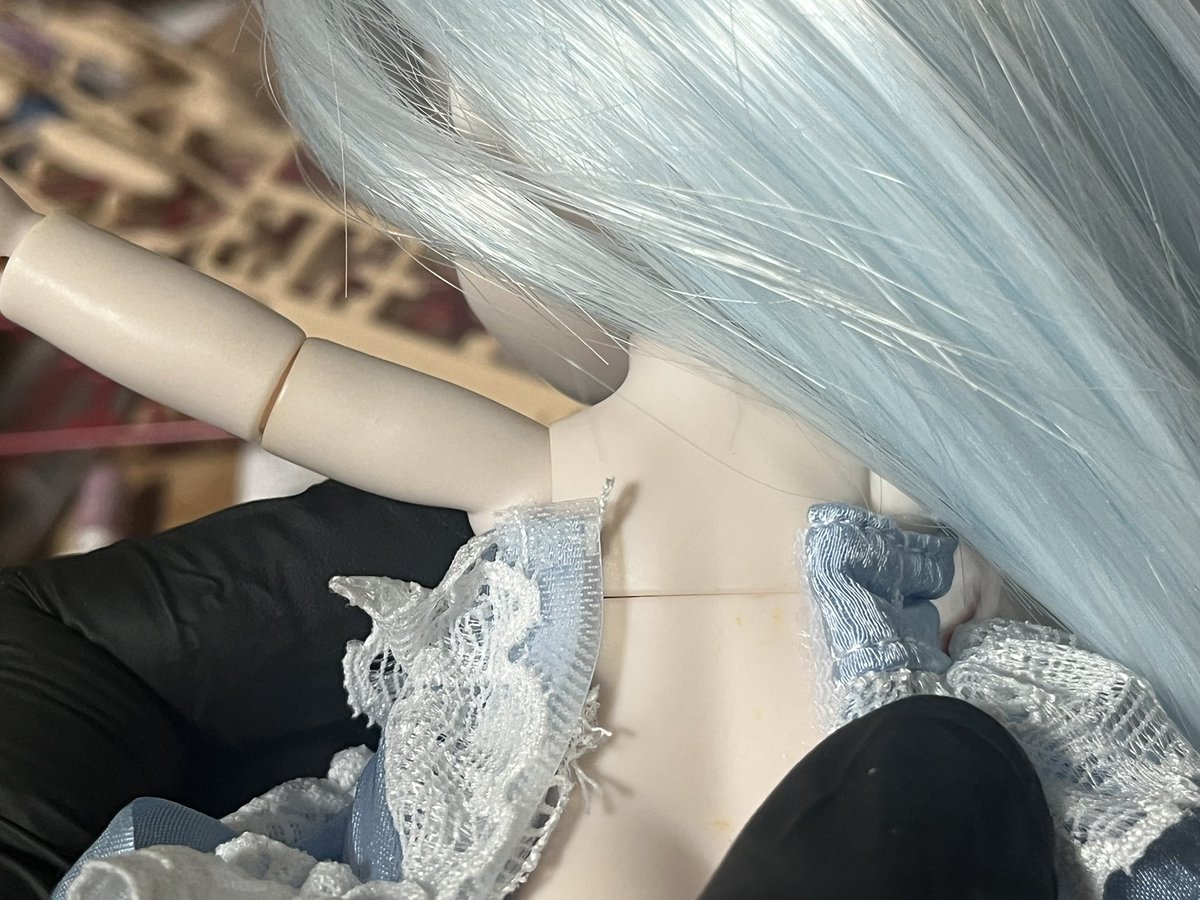 CelesBJD's tweet photo. @megurunrun25 「ボニバニ6でも意外といけるかも？」って思って試してみたけど、これが精一杯で全然でした😂
既にスタンバイとのこと、流石です！ദ്ദി^._.^)
ご購入の際は、お披露目楽しみにしています٩( 'ω' )و https://t.co/OAQASagSot