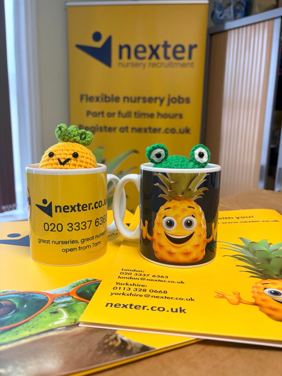nexterrec's tweet photo. It is National Pineapple Day tomorrow and our new mug features our very own Penny the Pineapple!

The Nexter mug collection is growing, what do you think could be next?🤔

#coveragency #nurseryrecruitment #nurseryjobslondon #nurseryjobsyorkshire https://t.co/cBdfKFrfTu
