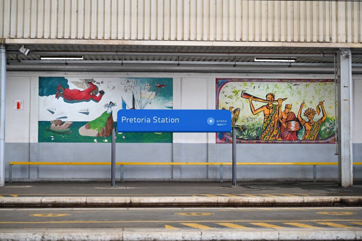 PRASA_Group's tweet photo. PRASA will be operating special trains on 11 July for the Springboks vs Scotland match at Loftus Versfeld Stadium.

Skip the traffic, enjoy a hassle-free journey, and let the People's Train get you to the game.

🎟️ Return fare: R20

#Isitimelasabantu #Springboks #PeoplesTrain https://t.co/0LNSkdFCqg