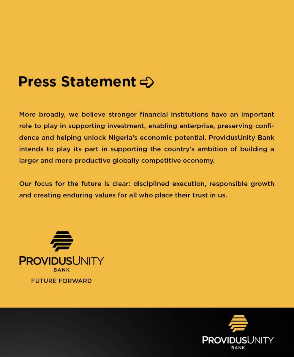 Austeiin's tweet photo. Na Collabo!!!!…..Providus Bank x Unity Bank

#ProvidusUnity Bank 🐦‍🔥🐦‍🔥🐦‍🔥 https://t.co/5OOtN6quG4