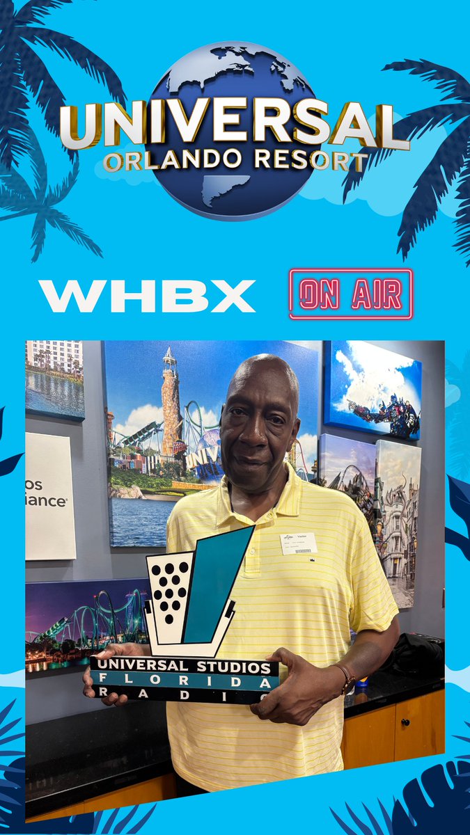 961Jamz's tweet photo. TJ Broadcasting live today with our friends at Universal Studios in Orlando!!!! https://t.co/J3FxucVDuz