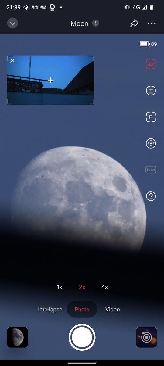 smartphone_astr's tweet photo. As many of us are under a heat dome, our member @fl44536599 look for some fresh air shooting at the #Moon - #Moonshoot https://t.co/YntvLlNk75