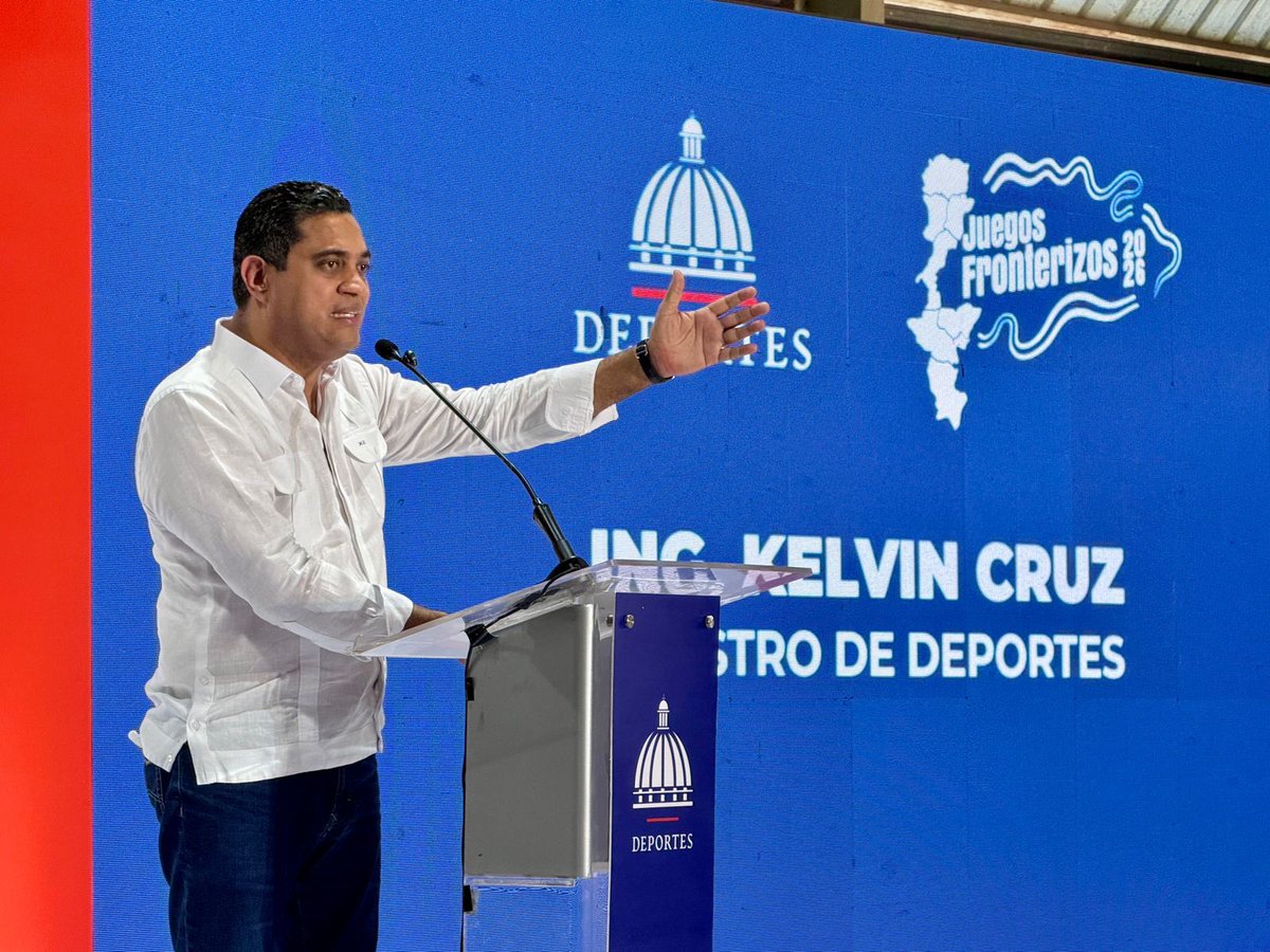lmaria199's tweet photo. Mucho éxito para todos los atletas que participan. El Ministerio de Deportes y Kelvin Cruz siguen impulsando el deporte en la frontera. #JuegosFronterizos2026 https://t.co/9TkqE2f56u