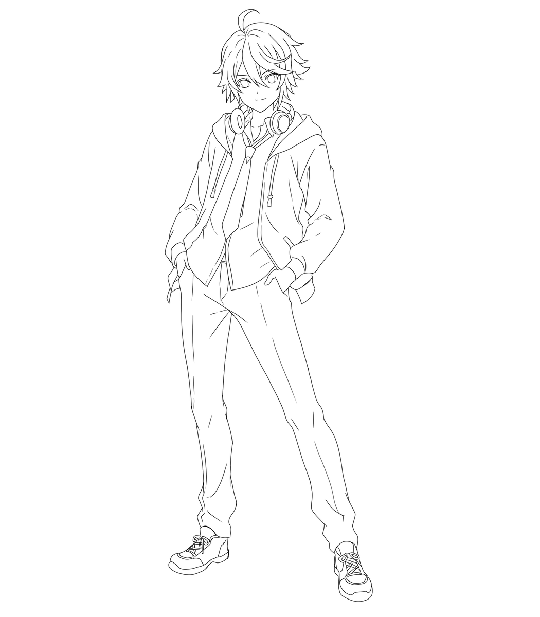 RT @Monicar_dark: 新キャラ線画