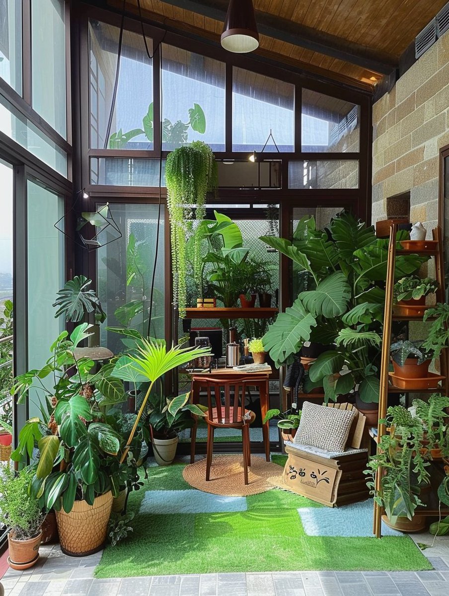 Or8IkQjbW7rP5ON's tweet photo. My tiny balcony has turned into my cozy reading nook this month—small changes = big joy, don’t sleep on the little things! https://t.co/sN27zUHm6z