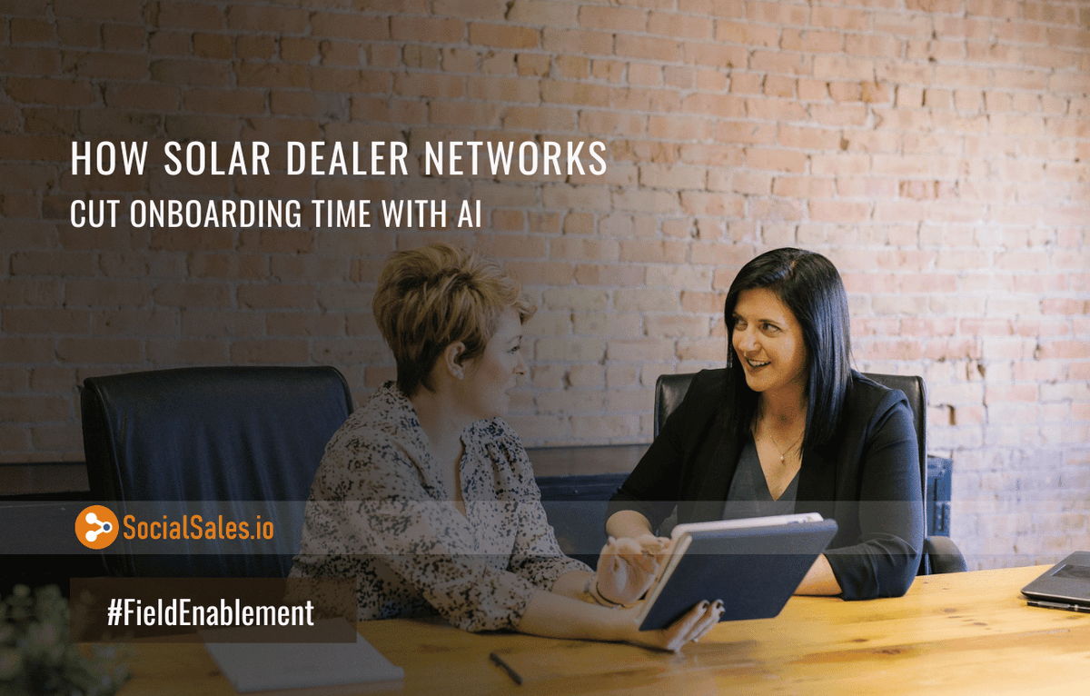socialsalesio's tweet photo. Most solar leaders measure onboarding by what reps complete. The better scorecard measures what reps do. Those milestones tell you whether onboarding is creating activation or just creating noise.
https://t.co/qQcllyhTIW https://t.co/f0CTa9acay