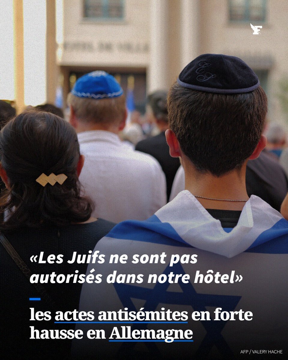 Le_Figaro's tweet photo. L’Allemagne face à la préoccupante montée de l’antisémitisme. →https://t.co/RTq4rFp16d https://t.co/6K1E3EZ2wy