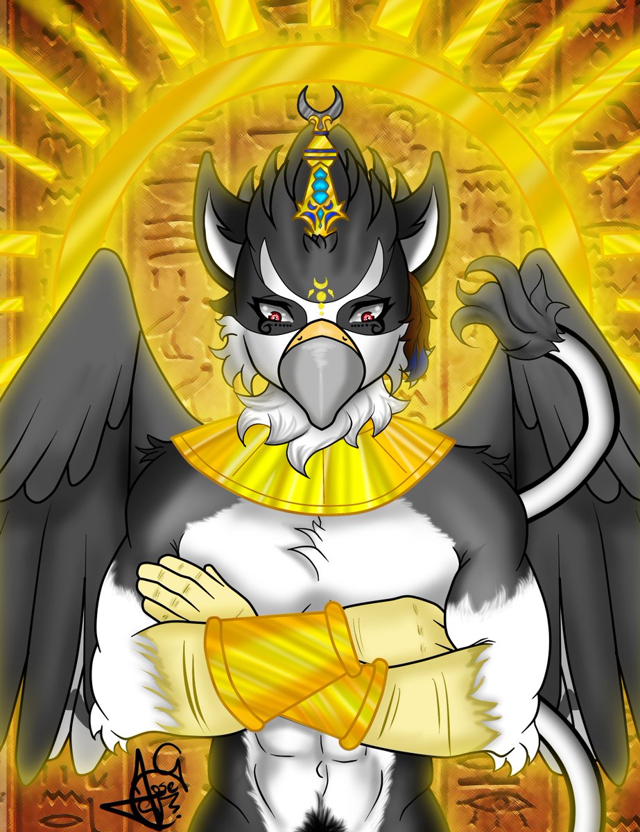 iJoearts's tweet photo. Hi Guys! What's up?  
i have some slots in this Egipt God YCH Price is just 15$  
Art by me 
I can work with any species and gender 
Turanound time is 1-3 days.   
Feel free to DM if you're interested! 
Have an amazing Week!    

My telegram channel: https://t.co/k7Oxy9uii2 https://t.co/6UjqKCub5L