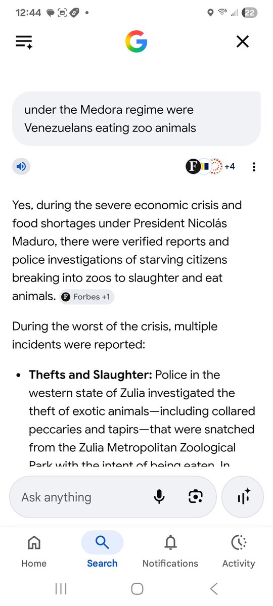 MxCl74613523's tweet photo. @newtgingrich Under the Socialists Maduro regime in Venezuela, the Venezuelans were eating and butchering Zoo animals for food. https://t.co/ahIL8AccPw