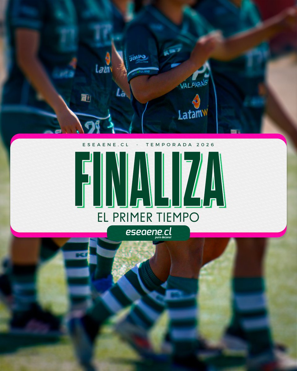 eseaenecl's tweet photo. Final del primer tiempo. Santiago Wanderers y Deportes Recoleta igualan a un tanto en el Estadio O'Higgins |SW 1-1 DR| #WanderersFemenino #SWvsDR #SW2026 #VolveremoSW. https://t.co/ASSfuj27fa