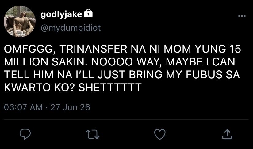 ellibyeol's tweet photo. — HATED HIS GUTS 

A #stejay AU wherein Gabe (Stvn) moves from Australia to the PH for business and shares a condo with Jake (JL), whose guts he hates. Bound by their mothers' friendship, Gabe must endure a roommate who constantly brings home random club hookups.

#stejayau https://t.co/tjeh7RIXml