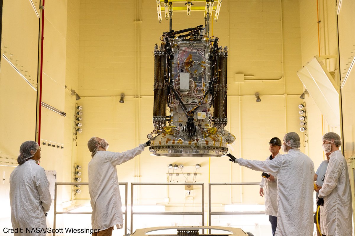 NASAUniverse's tweet photo. Get hyped with us! LINK, Katalyst Space's robotic servicing satellite, is launching no earlier than June 30 from Kwajalein Atoll. LINK will attempt to raise our Neil Gehrels Swift Observatory's orbit before it re-enters the atmosphere. More: https://t.co/KNI3Wuneog https://t.co/VXPPj55XFV