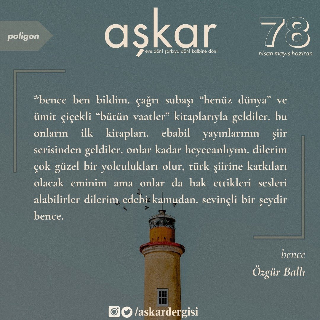 askardergisi's tweet photo. °Özgür Ballı "Bence" başlıklı yazısıyla Aşkar 78'de! https://t.co/xuPG2U75qe