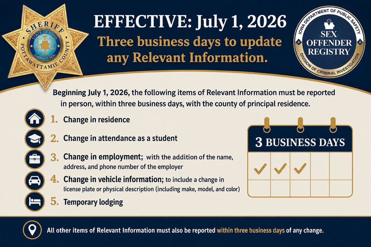 Pottawattamie County Sheriff's Office tweet media