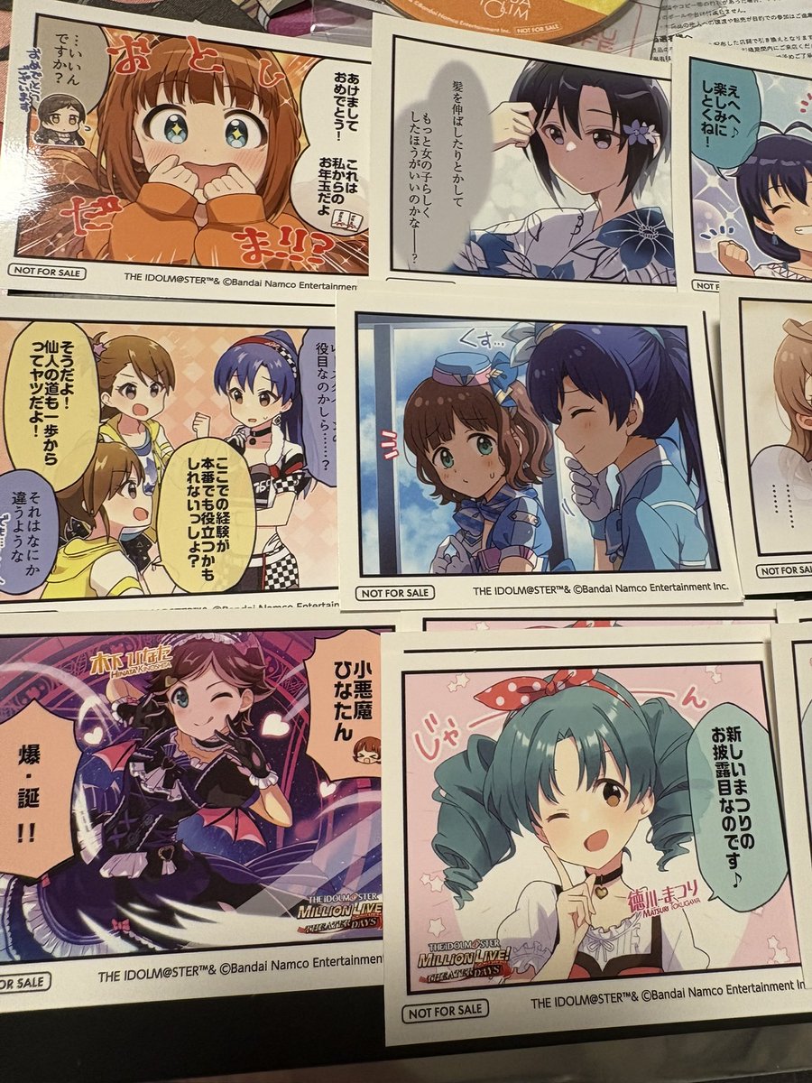 AkiraTxk2kira's tweet photo. 【交換】アイドルマスター ミリオンライブ ミリシタ 秋葉原っぱフェスティバル 特製４コマカード 

譲→画像1〜4参照
求:前半あずさ
あずさ1枚決まり次第、あずさor貴音or美希or千鶴or莉緒or風花or恵美or可憐

明日の夕方まで渋谷、夜秋葉原でのお取引可能
その他、別日で都内手渡し希望です。 https://t.co/DBBOCRyB95