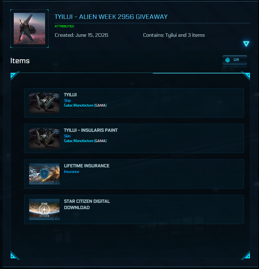 GFAPlays's tweet photo. ** GIVEAWAY TIME **

Fancy getting your hands on the fun Gatac Tyilui with LTI in celebration of alien week courtesy of CIG? Head on down to the Gleam link below and find out how you can enter!

#StarCitizen #Ad

https://t.co/4wvgieB7S7 https://t.co/MLudBTOqRs