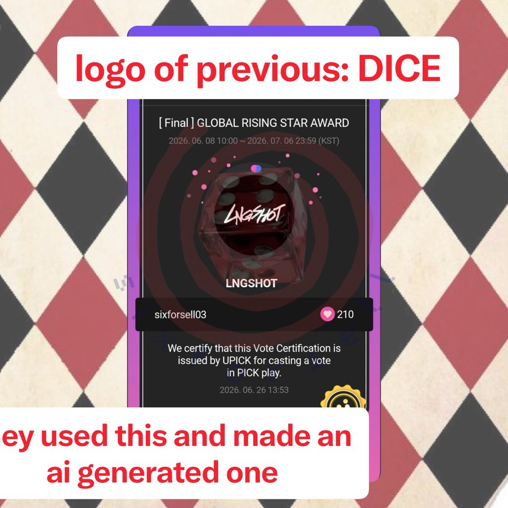 lngshotmarketph's tweet photo. 🚨 PLS MASS UNFOLLOW SHOTTIES! 🚨

Please be informed that this account is using AI-generated / fake vote proofs. These are NOT valid or official from UPICK.

I sincerely apologize for this incident. I had no idea they were operating this way 🥹💔 PLEASE WARN OTHERS AS WELL https://t.co/SYZwiyTi1e