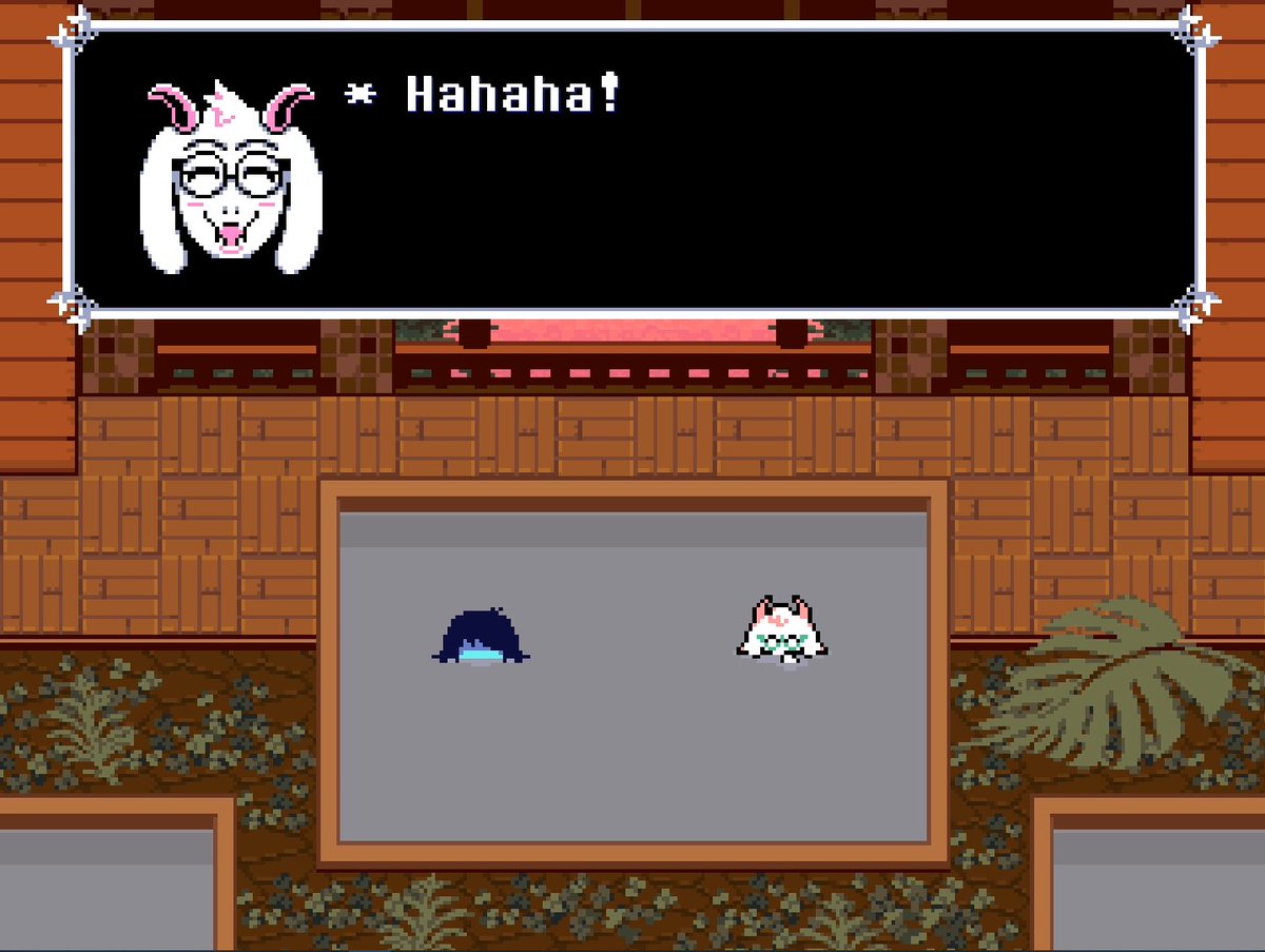 pynchosa's tweet photo. #deltarunespoilers
some funny dialogue if you choose "Can Susie swim" in the hot spring scene https://t.co/vyQM4rvNOP