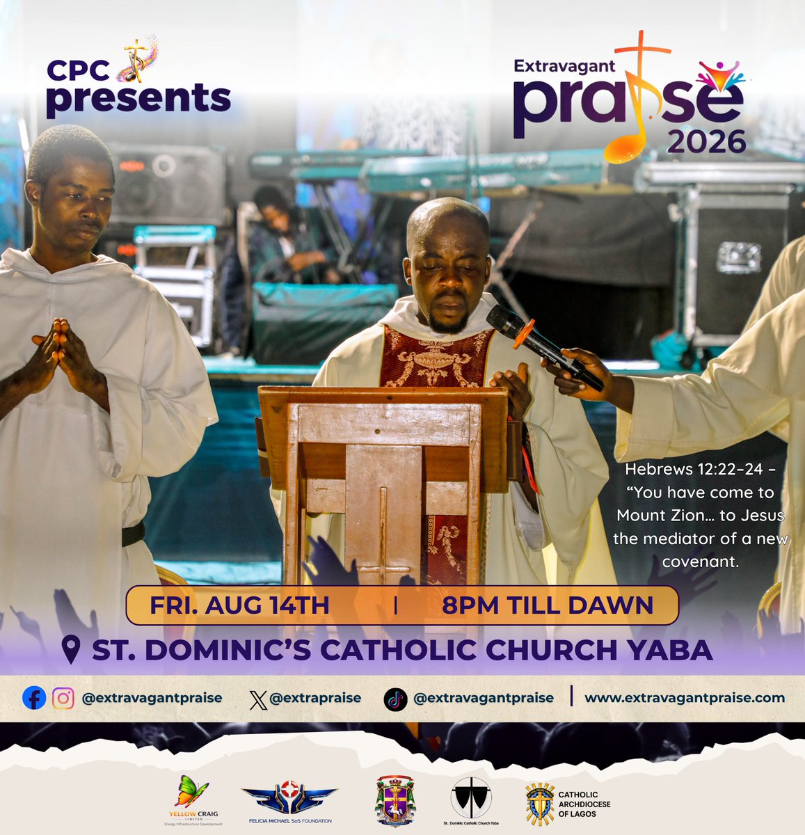 extrapraise's tweet photo. TGIF! 🙌✨

Experience the fullness of Extravagant Praise—Holy Mass, the highest form of prayer, powerful worship, and unforgettable encounters with God. ❤️🙏

Registration opens soon. Stay tuned! 🔥

#ExtravagantPraise #TGIF #HolyMass #CatholicPraise https://t.co/vrUYyYrlNY