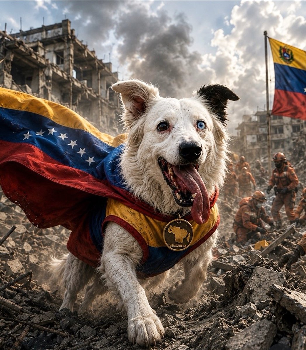 GochaSuper's tweet photo. Tsunami después de tantas alegrías por sus esfuerzos, se retira.

Déjale un GRACIAS 🙂 por todo lo que hizo y hará en este, su último, servicio.

Gracias Tsunami, Dios te bendiga! 🙏🏻❤️ #Tsunami #PerroRescatista #Terremotos #Venezuela https://t.co/NStOFrRdyb