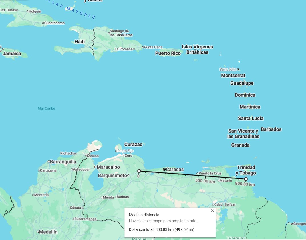 melvynperez's tweet photo. Los mapas nos engañan.
En El Caribe, a 15 km de Venezuela, hay un pais llamado Trinidad y Tobago. Tengo un amigo que vive allí, no sintió el terremoto. ¿Sabes por qué?
Trinidad y Tobago está a 800 km del epicentro, República Dominicana está a 900 km. https://t.co/OQ4qQlLU1M