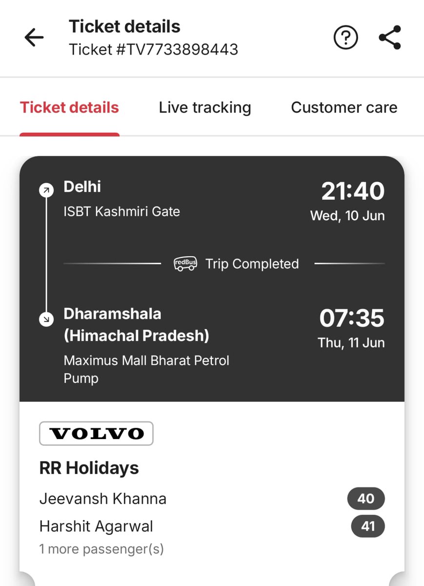 harshitag35's tweet photo. @KhannaJeevansh @redBus_in https://t.co/Re6UIKjYaW