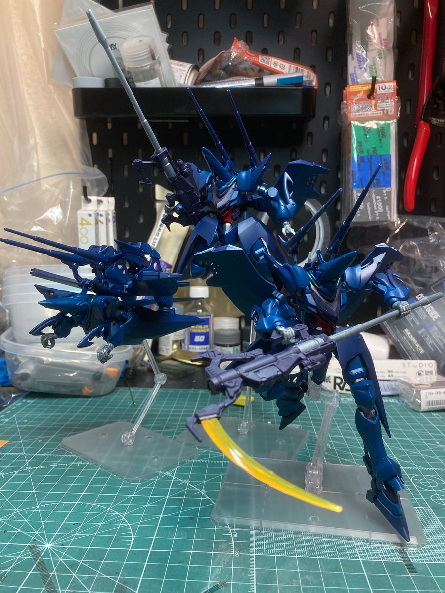 mumumu_pura's tweet photo. ハンブラビ3体組み終わったー
ヤザン隊（GQ版） https://t.co/skg9R9r9YI
