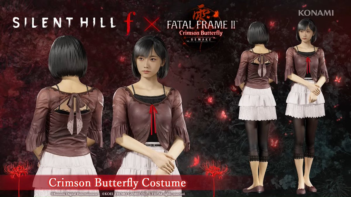 videogamedeals's tweet photo. FATAL FRAME II: Crimson Butterfly REMAKE Costume For SILENT HILL f is Free via Update. https://t.co/0oTPQMl79H https://t.co/iolUlsYP7I